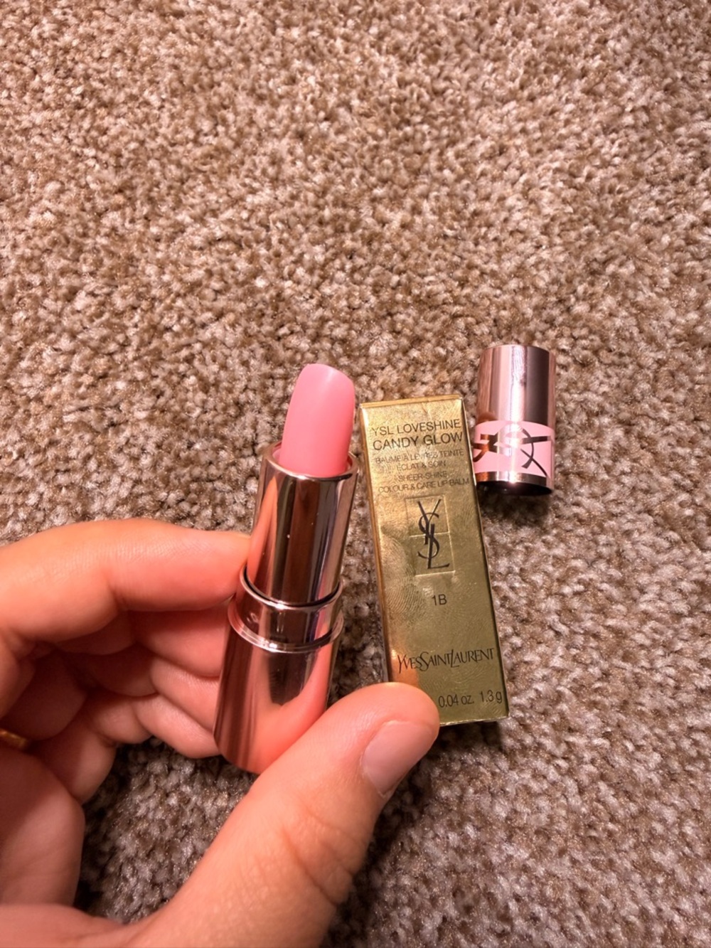 Yves Saint Laurent Loveshine Candy Glow Hydrating Lipstick - Soft Pink